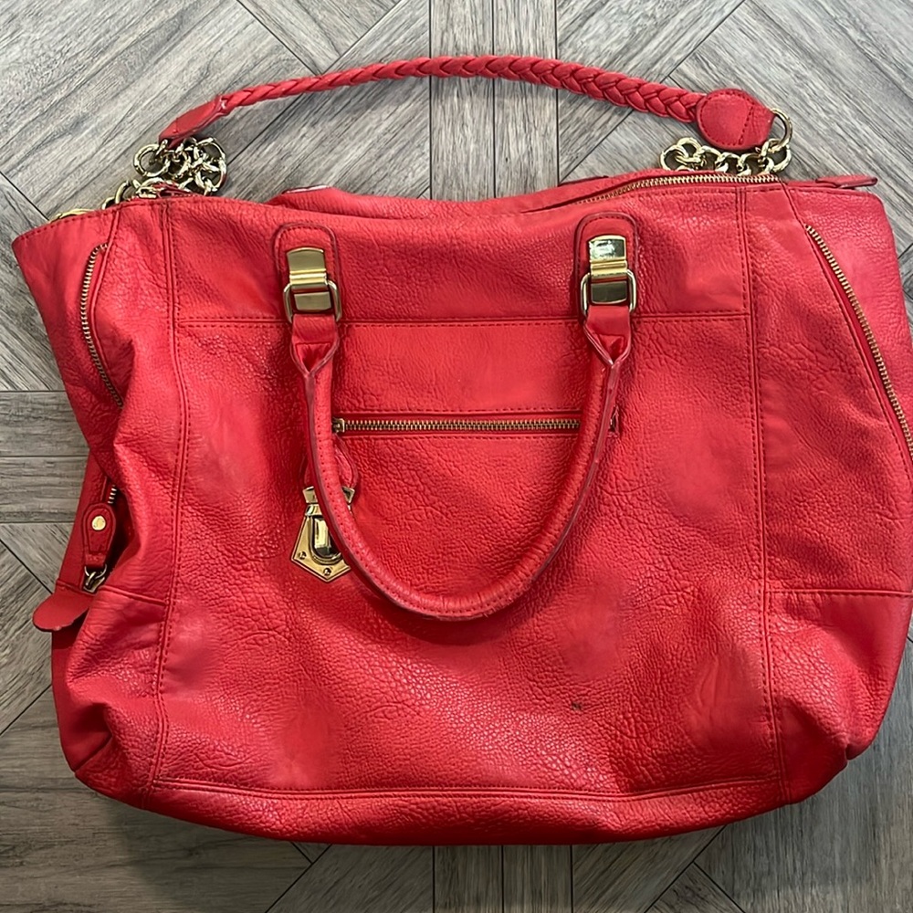 Steve Madden Red Travel Bag